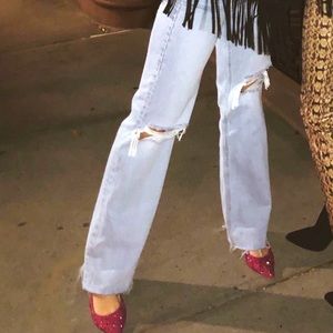 Popular Zara wide leg jeans